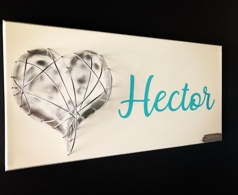 Frames - Customizable frame for occasions HEART BIRTH - KOSSARTISTIK