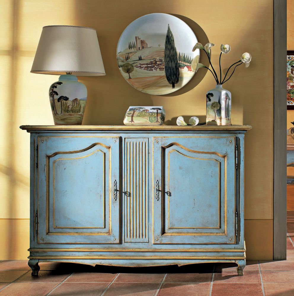 Buffets - Buffets provinciaux français avec 2 portes et tiroirs - INTERIORS ITALIA