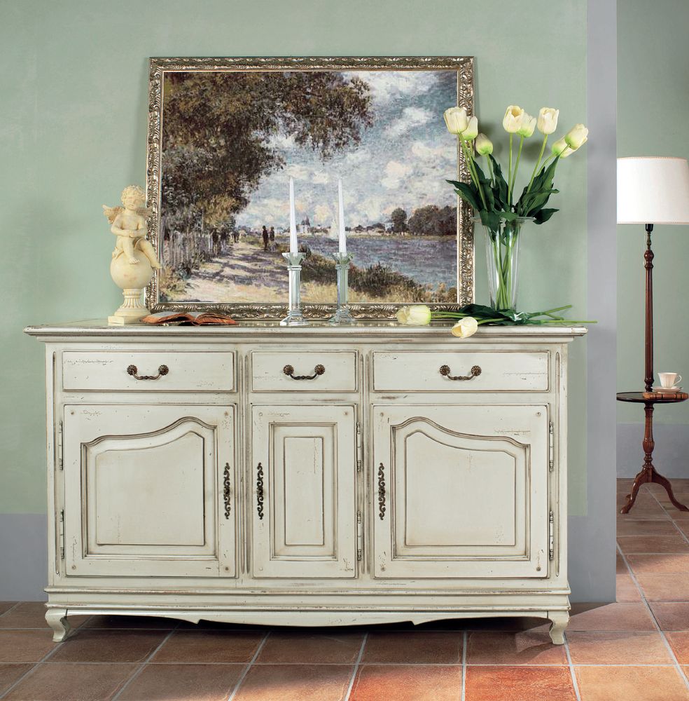 Buffets - Buffets provinciaux français avec 2 portes et tiroirs - INTERIORS ITALIA