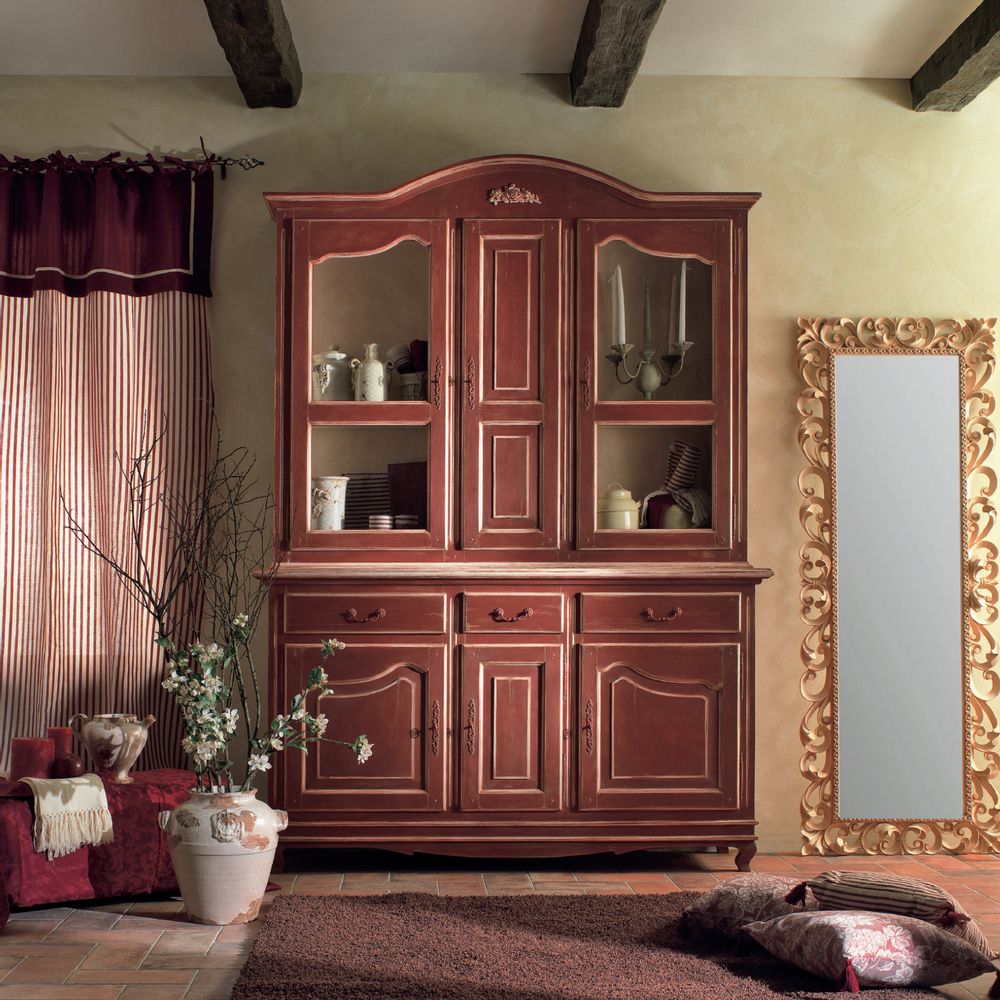 Buffets - Buffets provinciaux français avec 2 portes et tiroirs - INTERIORS ITALIA