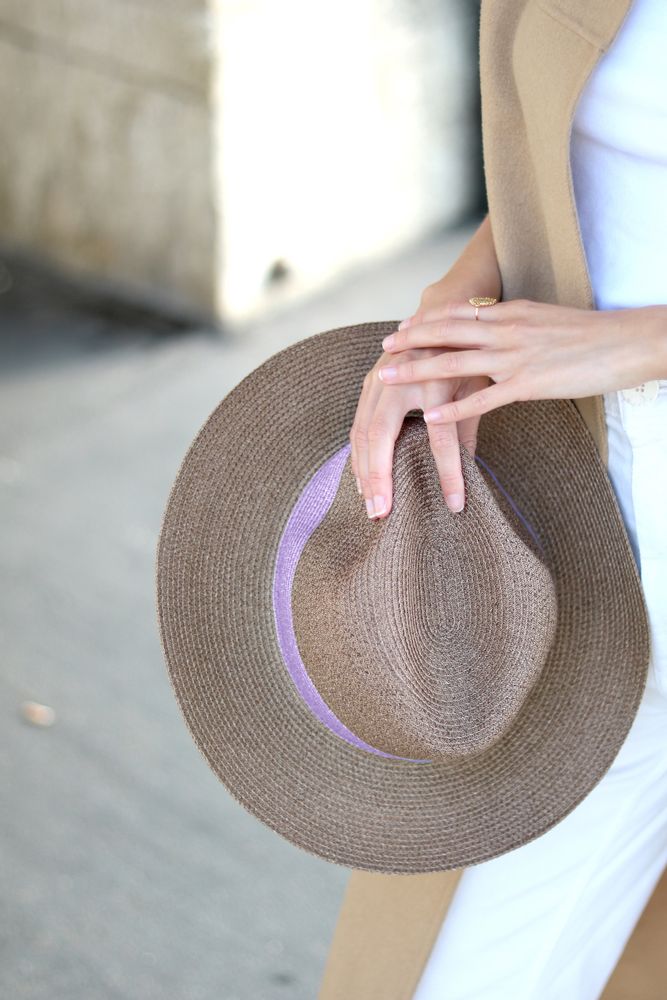 Chapeaux - Chapeau Portofino Lila - LASTELIER