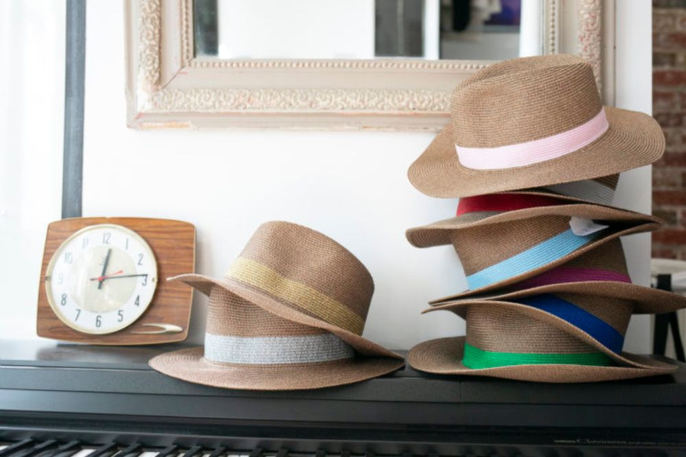 Chapeaux - Chapeau Portofino Bleu Ciel - LASTELIER