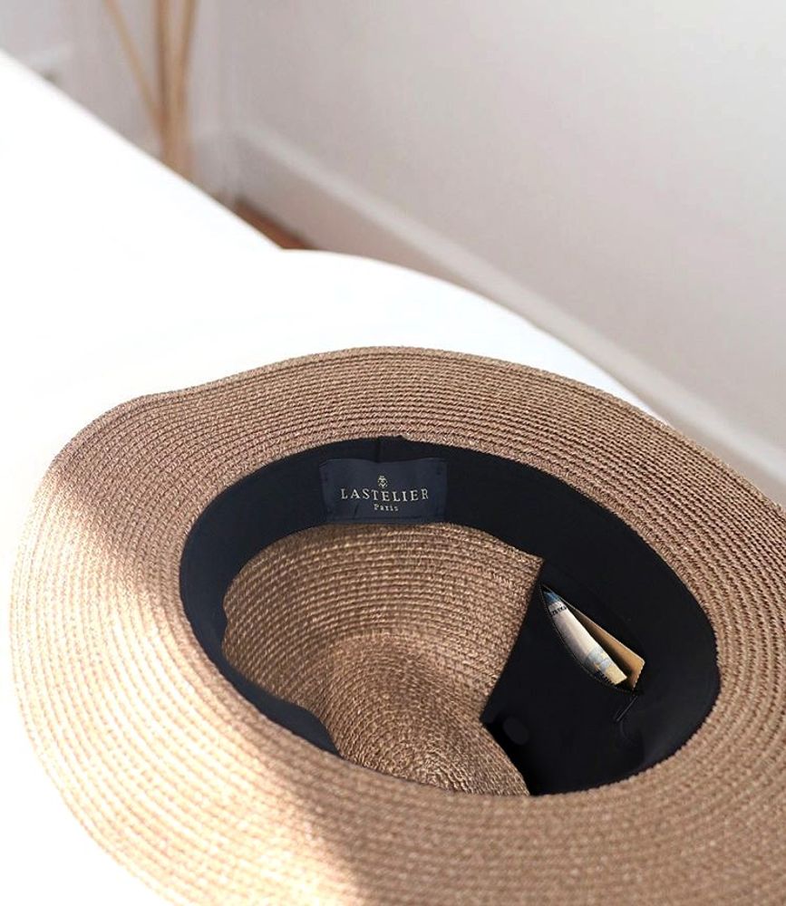 Chapeaux - Chapeau Portofino Bleu Ciel - LASTELIER