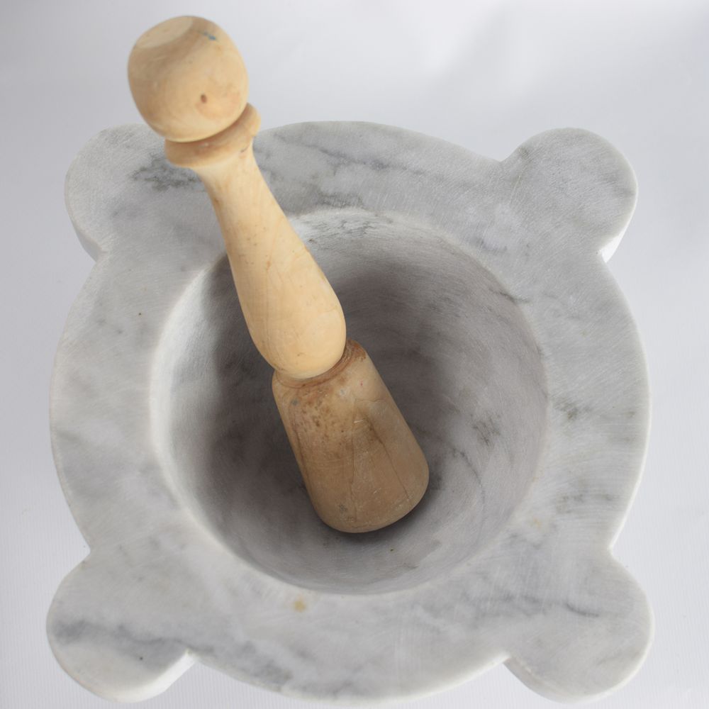 Objets de décoration - Mortier de marbre de Carrare - TODINI SCULTURE