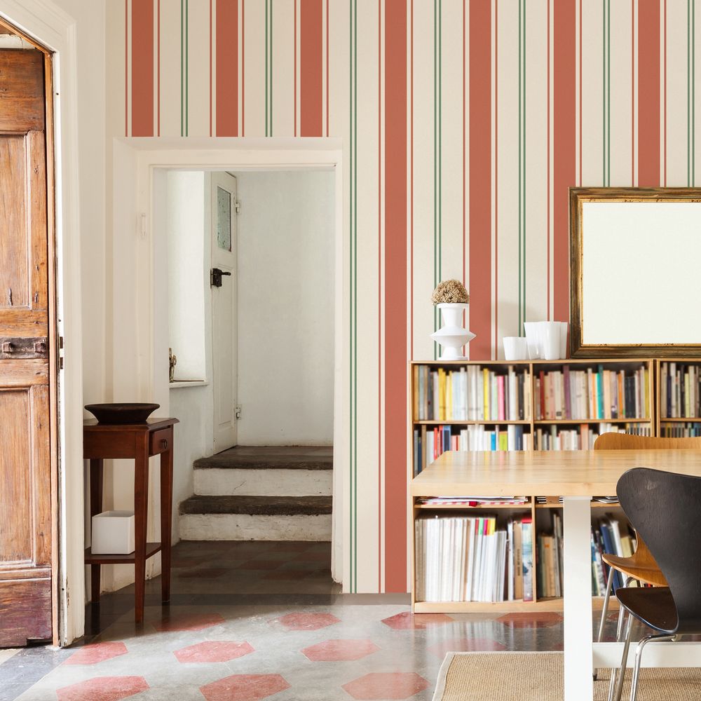Other wall decoration - Striped Shirt wallpaper - ALL THE FRUITS