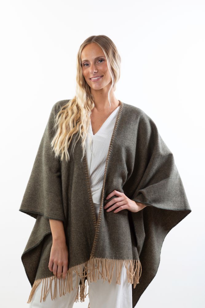 Homewear - PONCHO DEIA  - MAPACHA