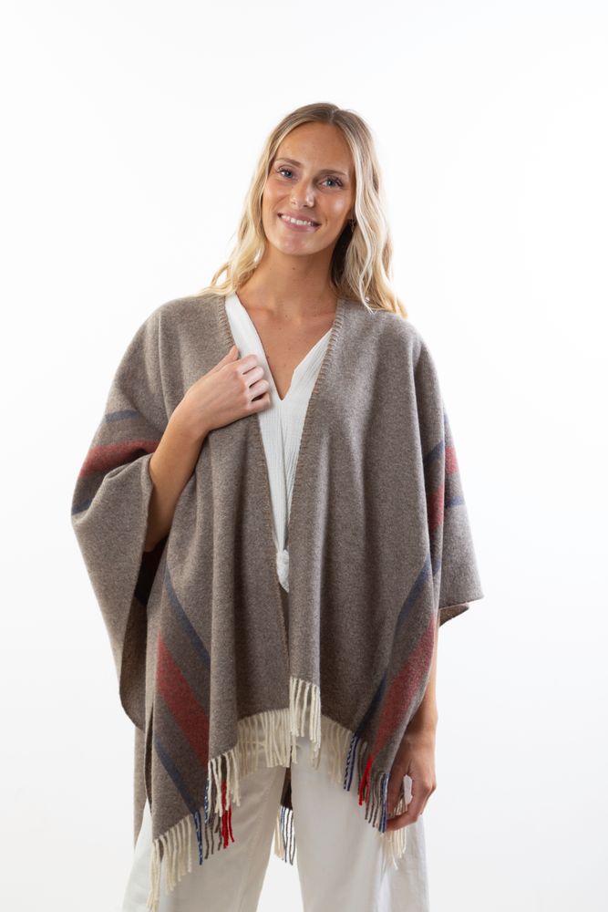 Homewear - PONCHO DEIA  - MAPACHA