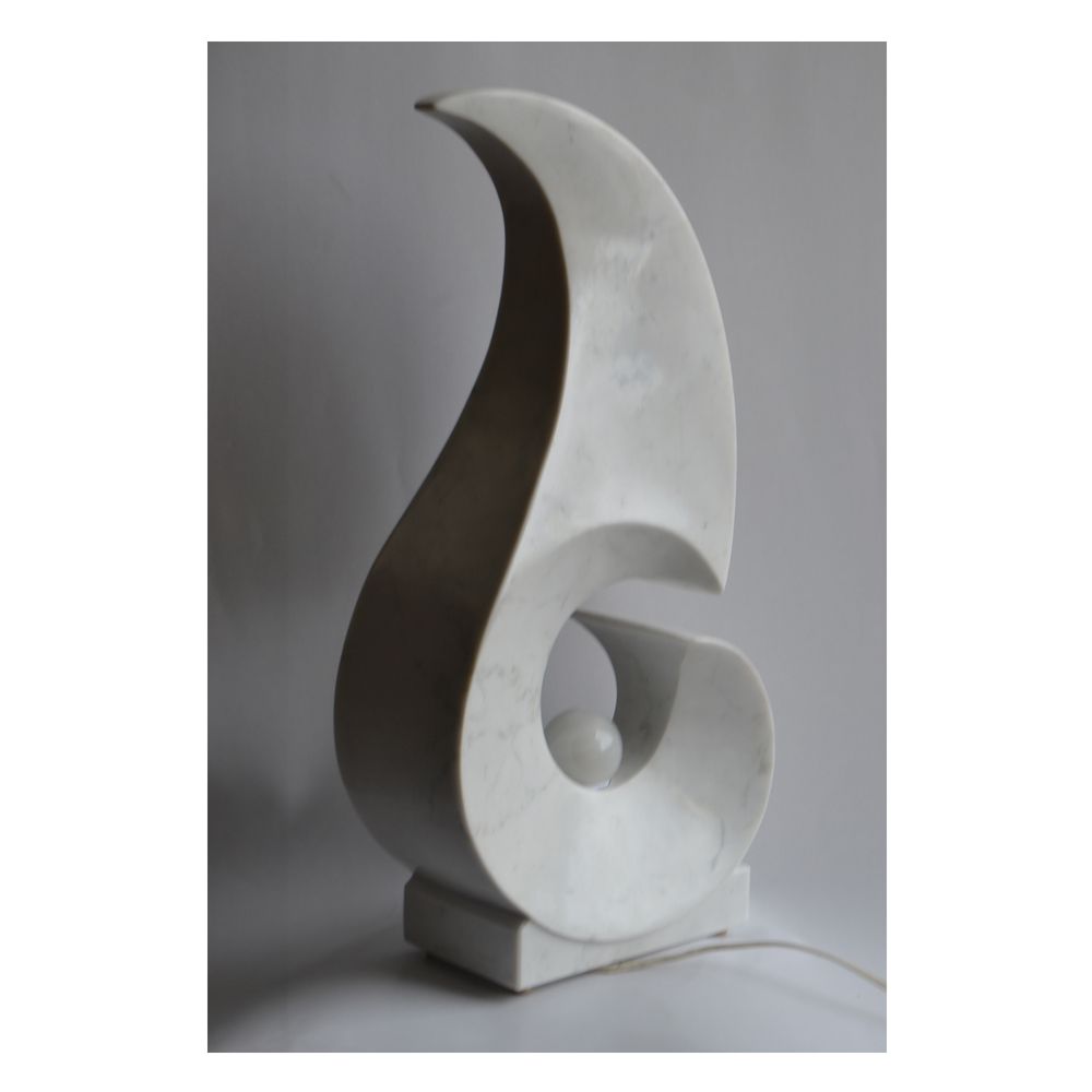 Lampes à poser - Lampe - sculpture en marbre - TODINI SCULTURE