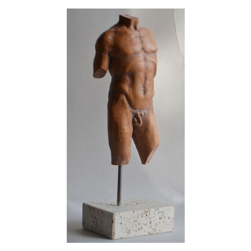 Sculptures, statuettes and miniatures -  Small Ceramic Male Torso - TODINI SCULTURE