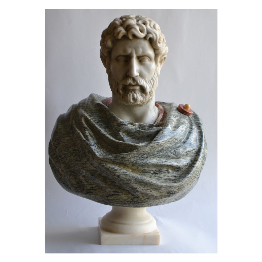 Sculptures, statuettes et miniatures - Buste d'Hadrien - TODINI SCULTURE