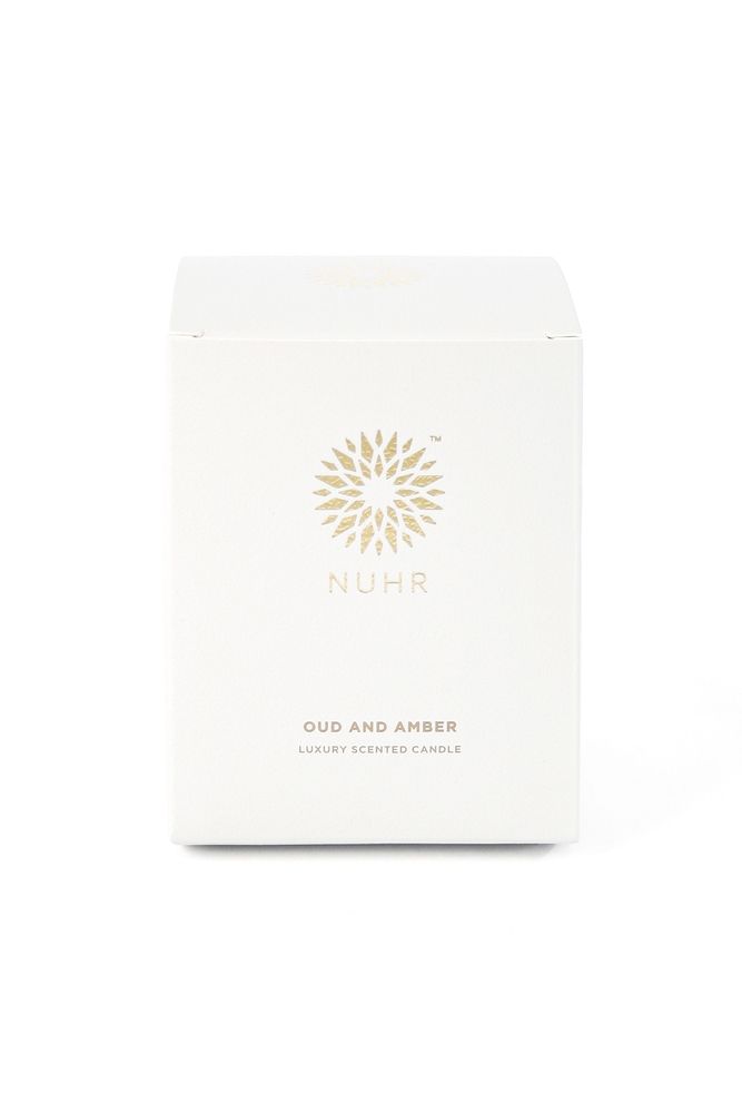 Gifts - Oud & Amber Luxury Scented Candle - NUHR