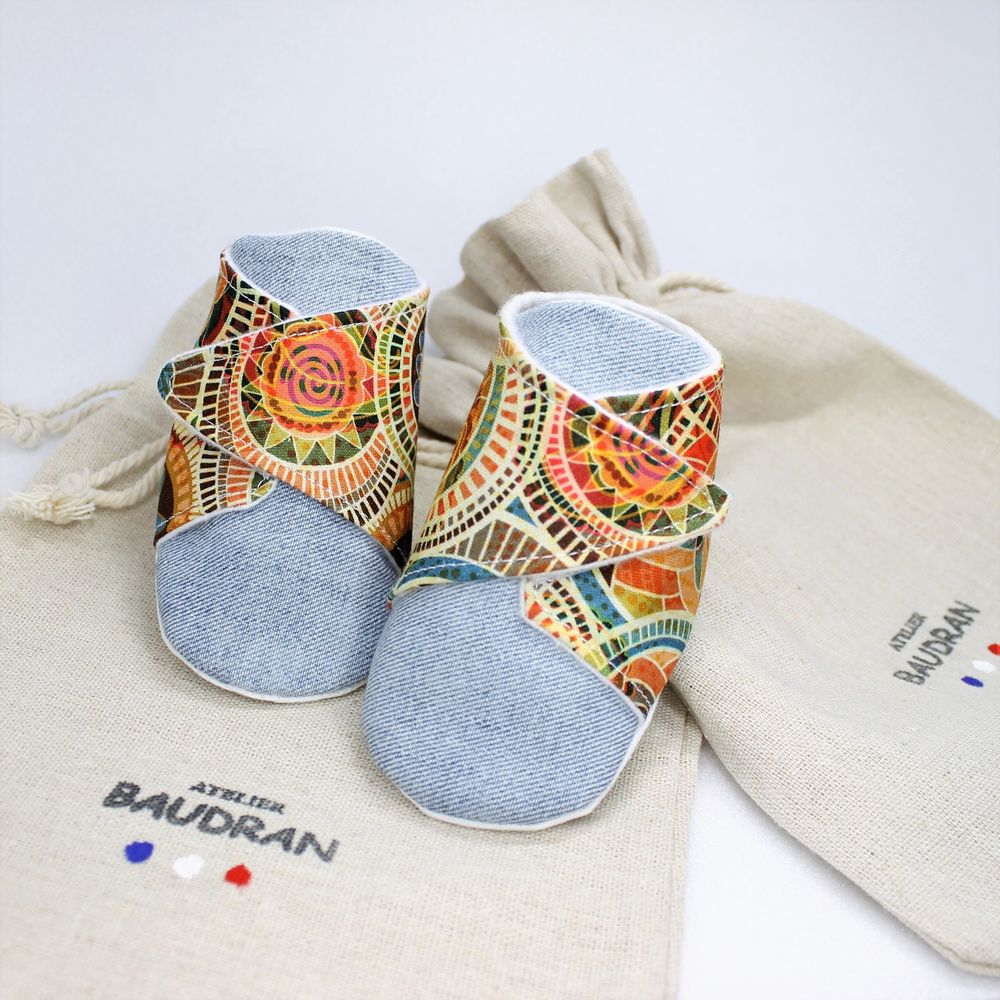 Children's apparel - Baby shoes, 6/9 months - ATELIER BAUDRAN