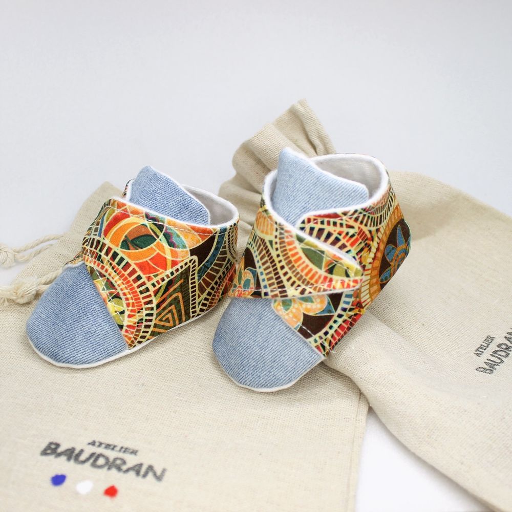 Children's apparel - Baby shoes, 6/9 months - ATELIER BAUDRAN