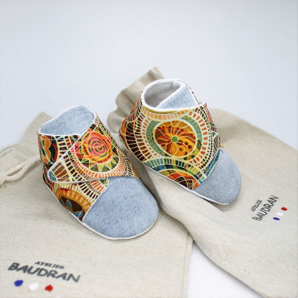 Children's apparel - Baby shoes, 6/9 months - ATELIER BAUDRAN