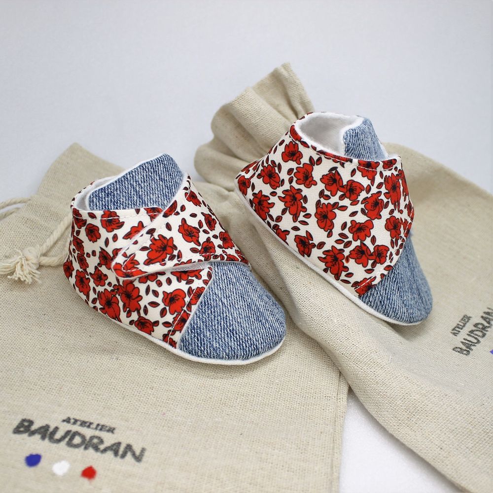 Children's apparel - Baby shoes, 3/6 months - ATELIER BAUDRAN
