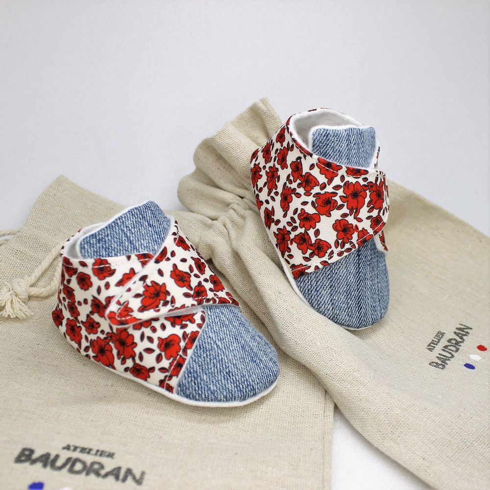 Children's apparel - Baby shoes, 3/6 months - ATELIER BAUDRAN