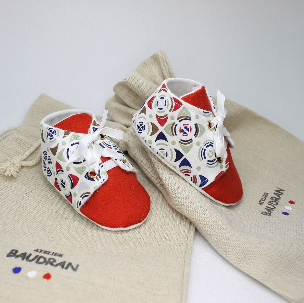 Children's apparel - Baby shoes, 3/6 months - ATELIER BAUDRAN