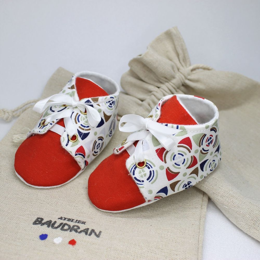 Children's apparel - Baby shoes, 3/6 months - ATELIER BAUDRAN