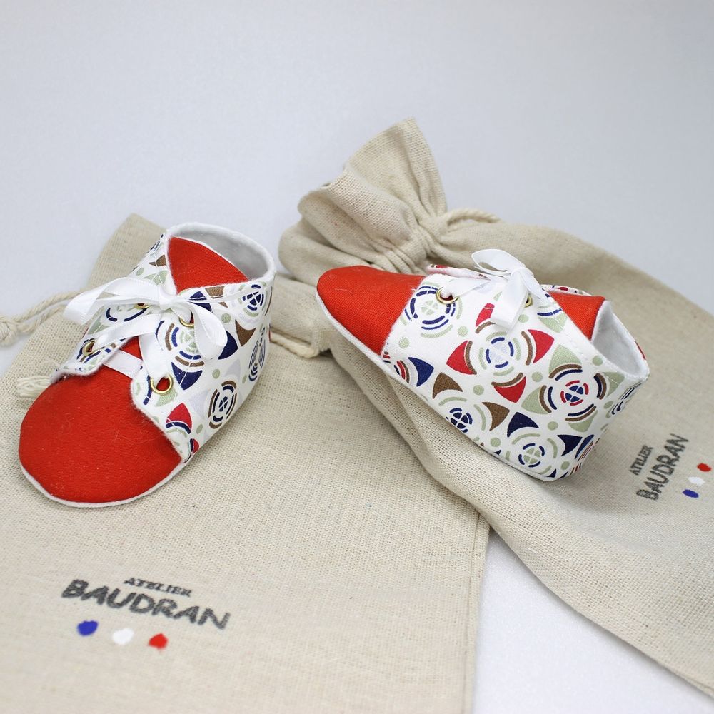 Children's apparel - Baby shoes, 3/6 months - ATELIER BAUDRAN