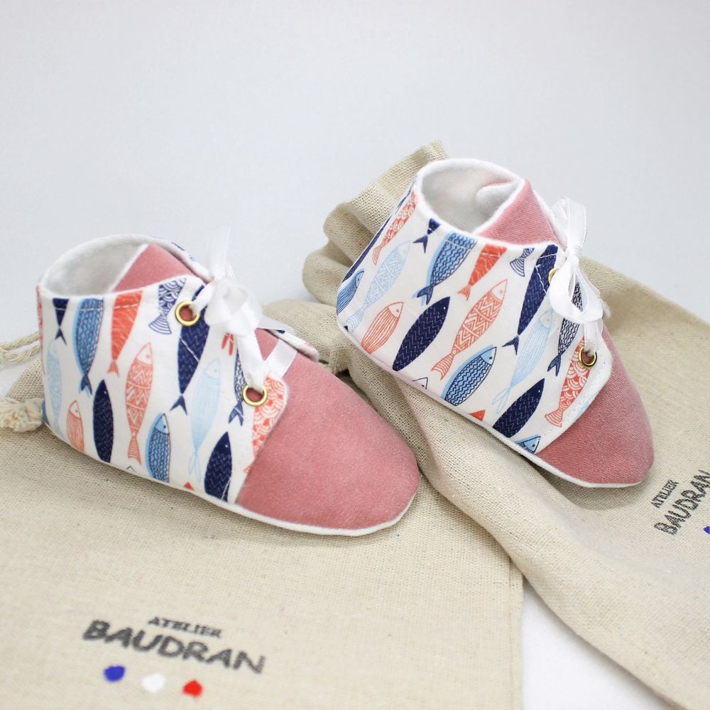 Children's apparel - Baby shoes, 9/12 months - ATELIER BAUDRAN