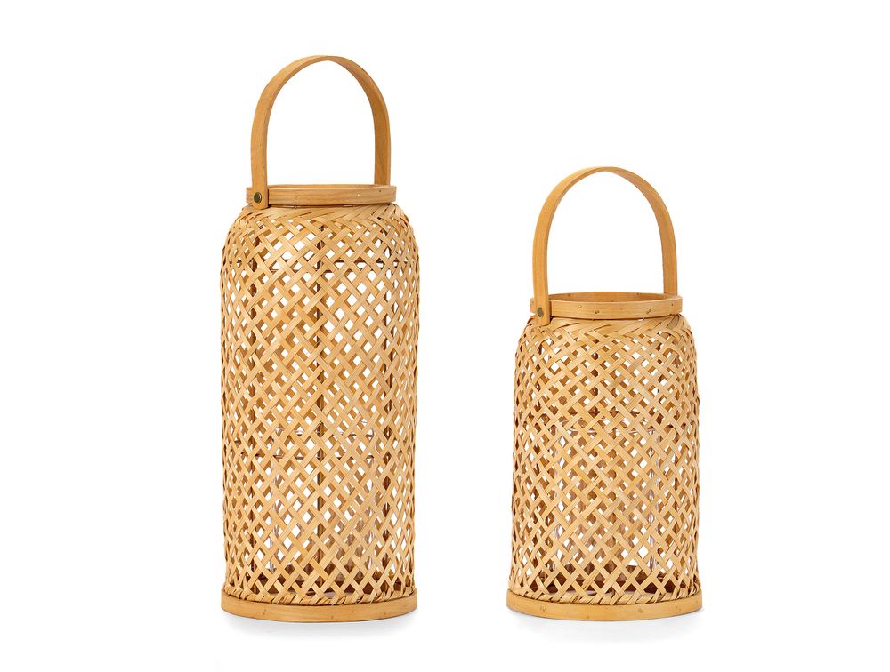 Objets de décoration - LANTERNE BAMBOU 20X20X40 AX21513 - ANDREA HOUSE