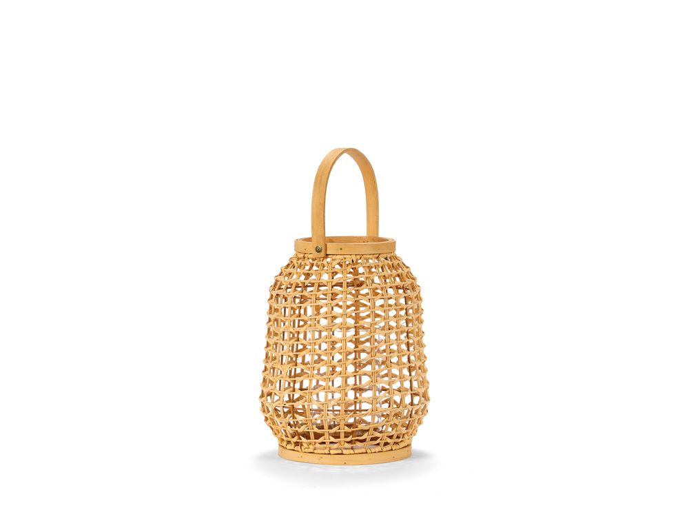 Decorative objects - RATTAN LANTERN 23X23X29 AX21514 - ANDREA HOUSE