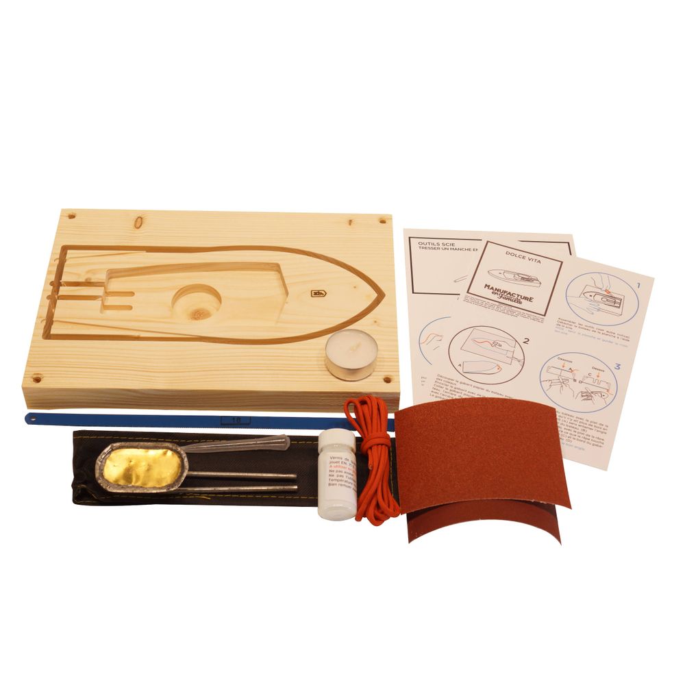 Toys - Dolce Vita - Wooden Pop Pop Boat - Family Building - MANUFACTURE EN FAMILLE