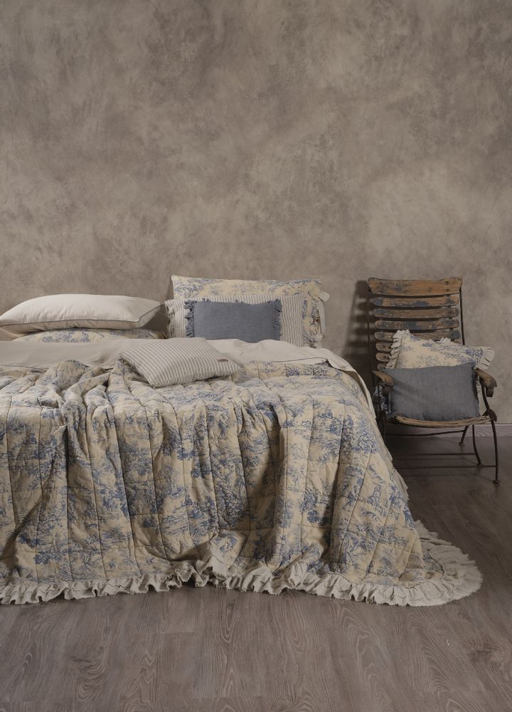 Linge de lit - Couvre-lit JOUY - OPIFICIO DEI SOGNI