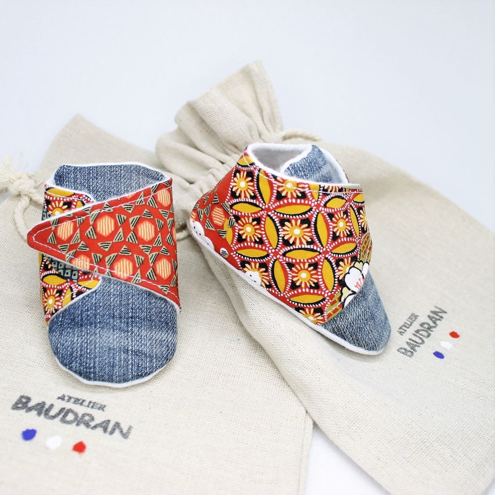 Chaussons et chaussures enfant - Chaussures bébé, 3/6 mois - ATELIER  BAUDRAN