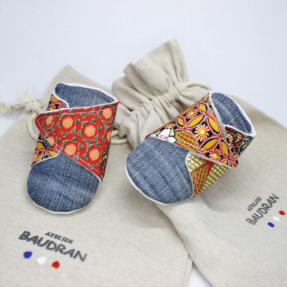 Chaussons et chaussures enfant - Chaussures bébé, 3/6 mois - ATELIER  BAUDRAN