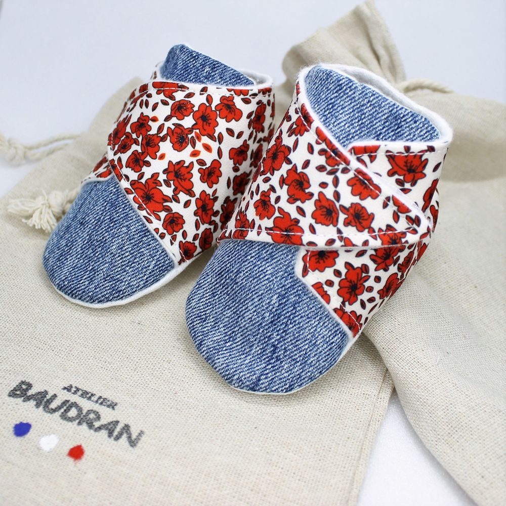 Chaussons et chaussures enfant - Chaussures bébé, 6/9 mois - ATELIER  BAUDRAN
