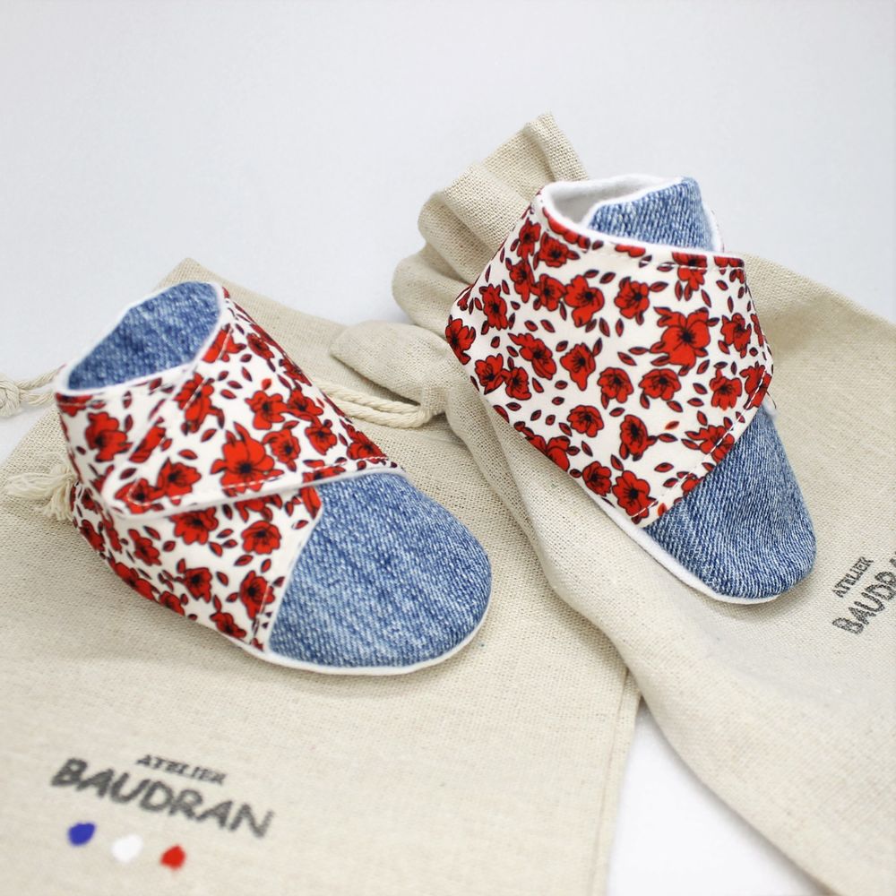 Chaussons et chaussures enfant - Chaussures bébé, 6/9 mois - ATELIER  BAUDRAN