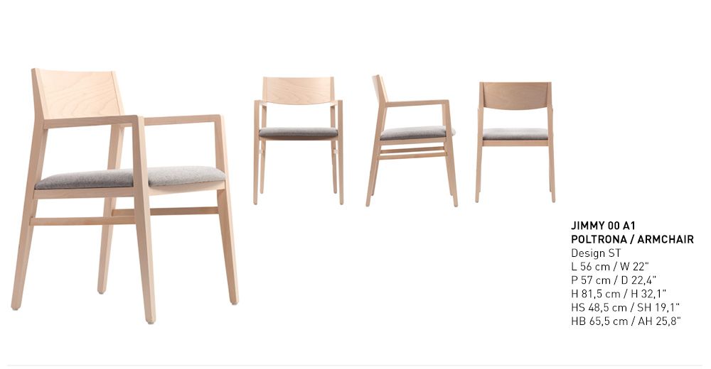 Chairs for hospitalities & contracts - Jimmy  - PIANI BY RIGISED