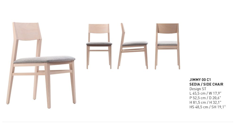 Chairs for hospitalities & contracts - Jimmy  - PIANI BY RIGISED
