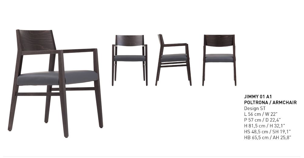 Chairs for hospitalities & contracts - Jimmy  - PIANI BY RIGISED