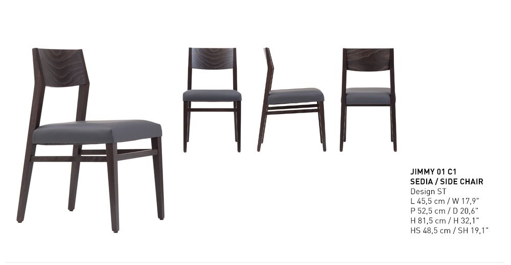 Chairs for hospitalities & contracts - Jimmy  - PIANI BY RIGISED