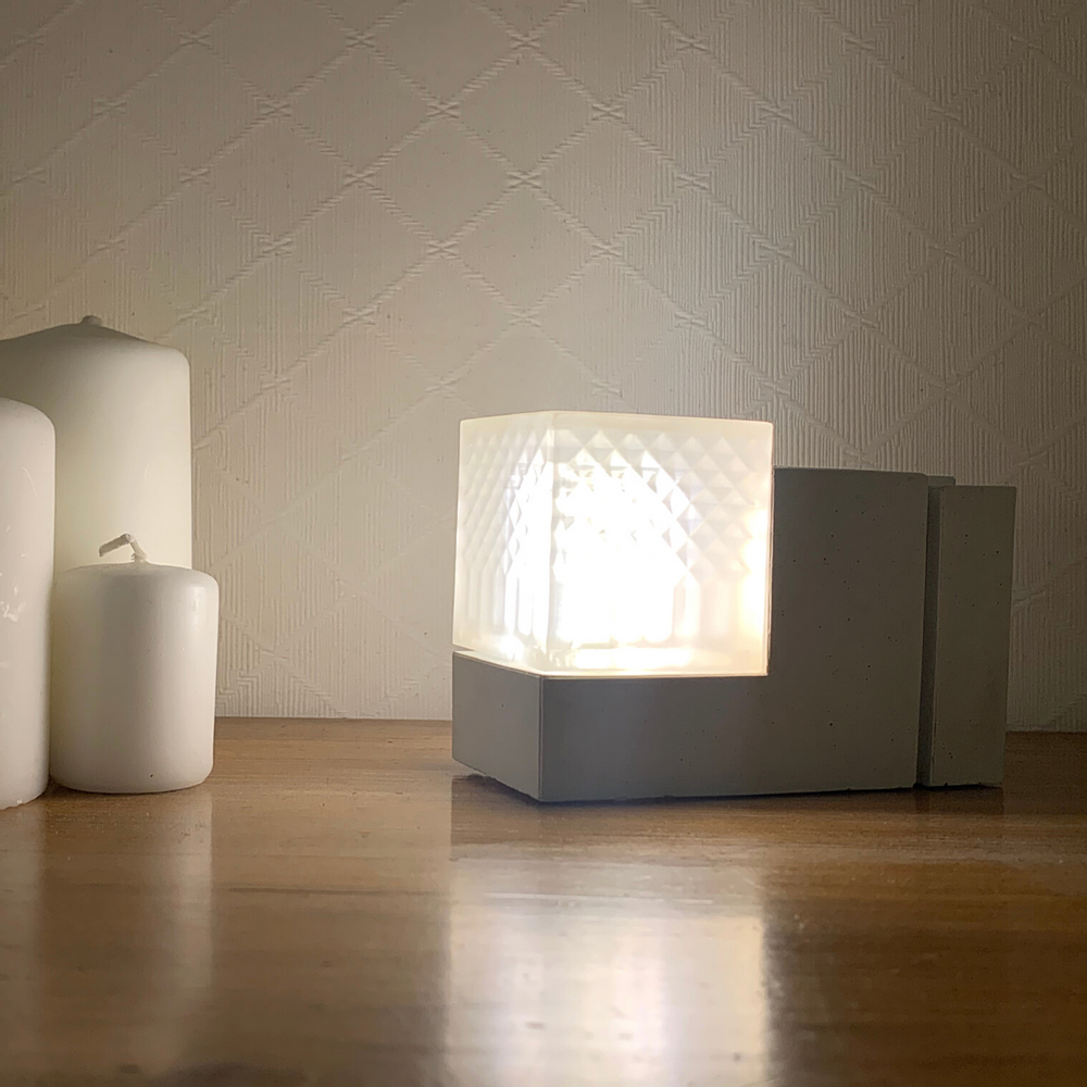 Table lamps - Jonie - Concrete Lamp - BLACKBETON