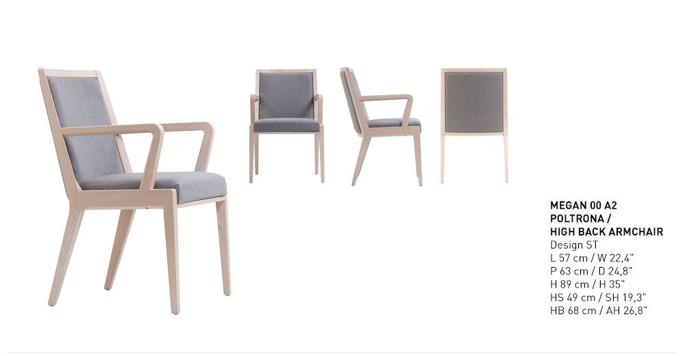 Chairs for hospitalities & contracts - Megan - PIANI BY RIGISED