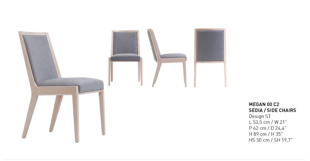 Chairs for hospitalities & contracts - Megan - PIANI BY RIGISED