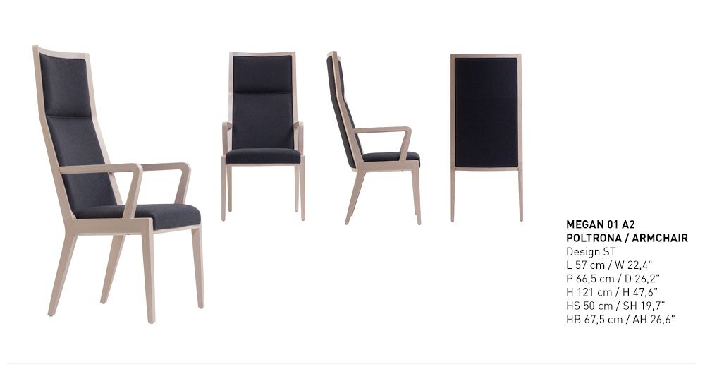 Chairs for hospitalities & contracts - Megan - PIANI BY RIGISED