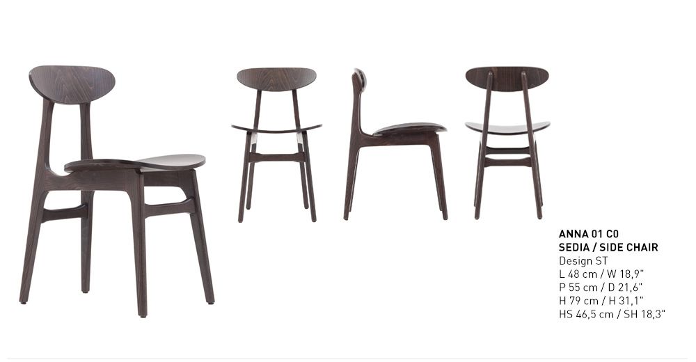 Chairs for hospitalities & contracts - Anna 01  - PIANI BY RIGISED