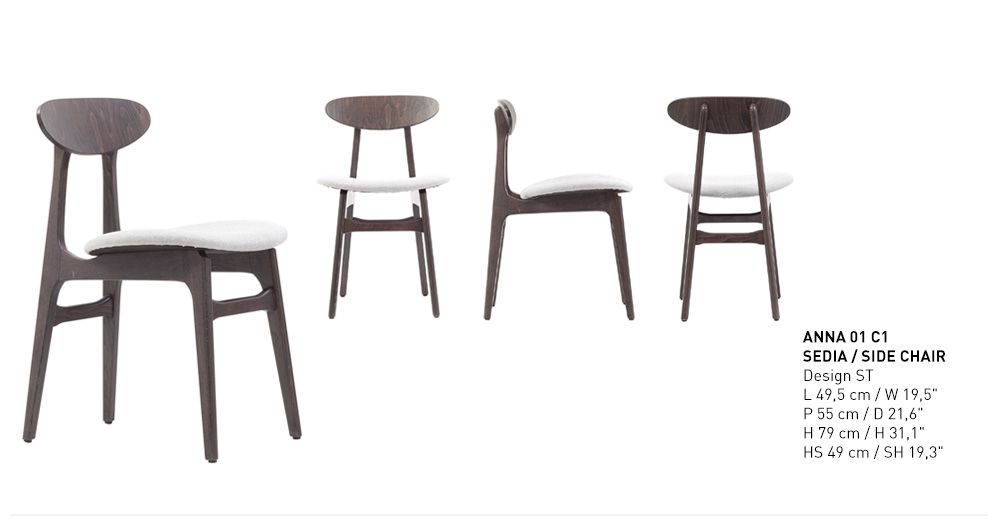 Chairs for hospitalities & contracts - Anna 01  - PIANI BY RIGISED
