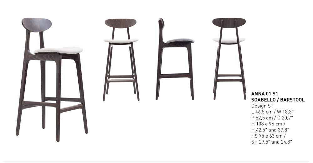 Chairs for hospitalities & contracts - Anna 01  - PIANI BY RIGISED