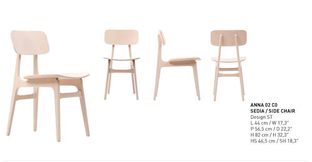 Chairs for hospitalities & contracts - Anna 02 - PIANI BY RIGISED