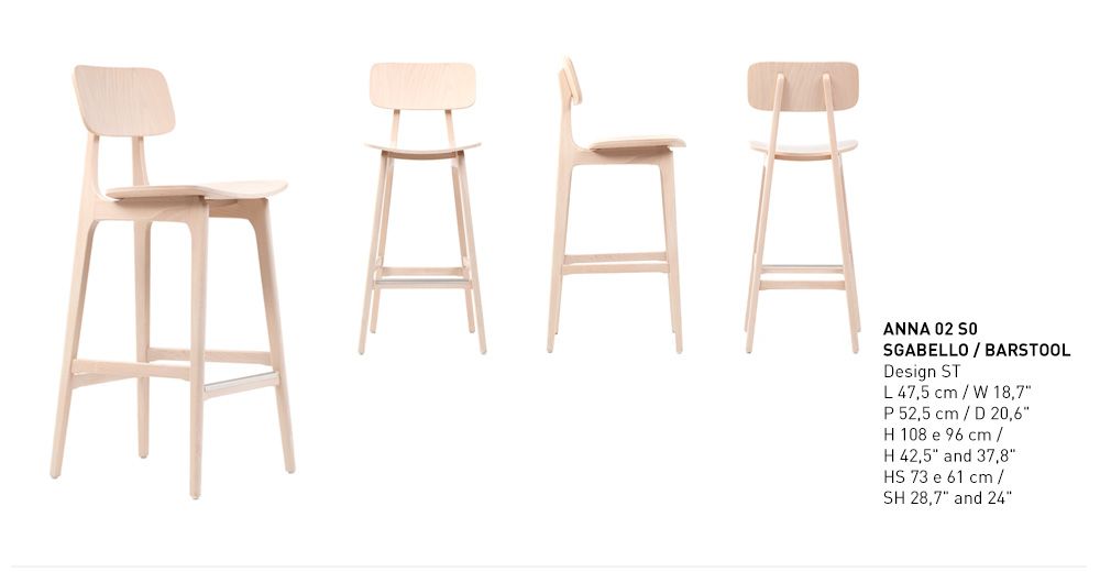 Chairs for hospitalities & contracts - Anna 02 - PIANI BY RIGISED