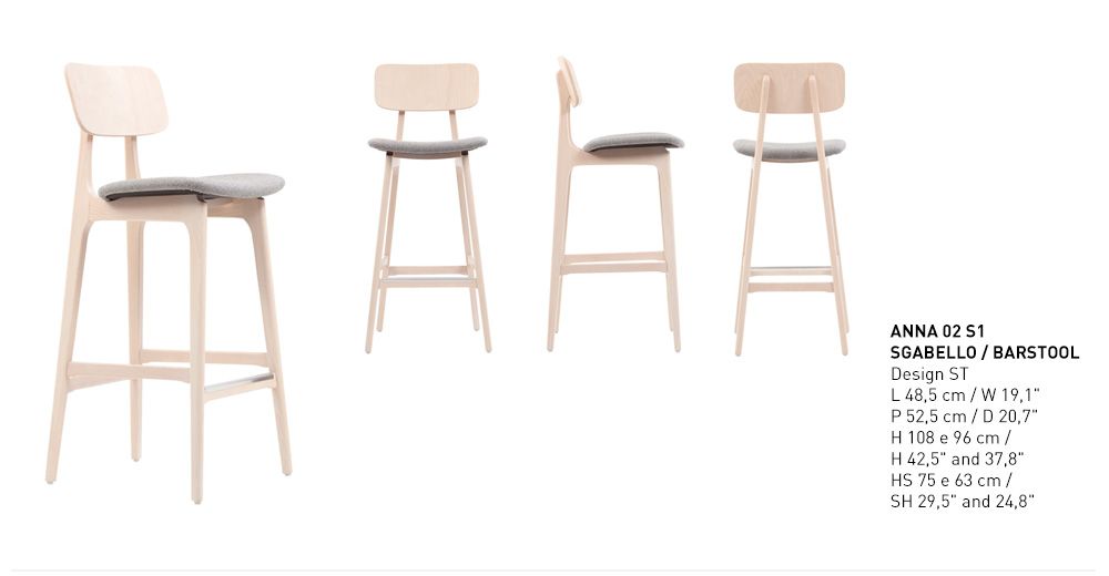Chairs for hospitalities & contracts - Anna 02 - PIANI BY RIGISED