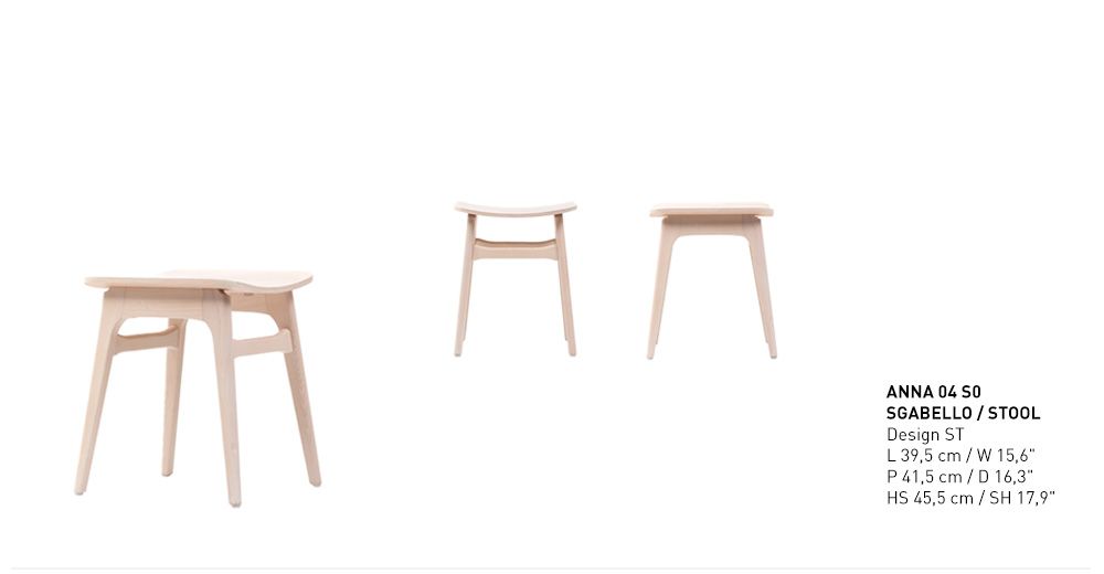 Chairs for hospitalities & contracts - Anna 40 & 50 chairs and stools - PIANI BY RIGISED