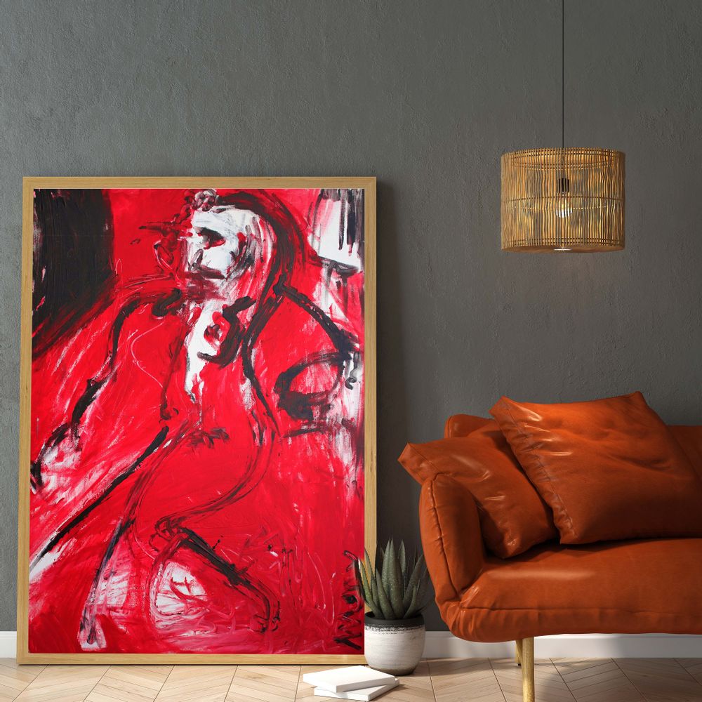 Paintings - “La Nicoise” Original work painting - L'ATELIER D'ANGES HEUREUX