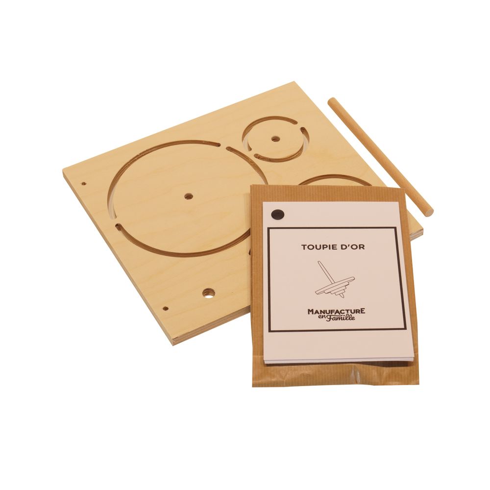 Loisirs créatifs pour enfant - La Toupie de Léonard, DIY - MANUFACTURE EN FAMILLE