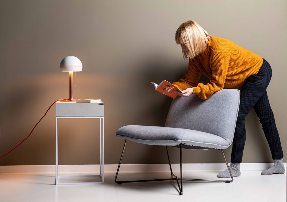 Night tables - ANGULUS COLUMNA Concrete and Steel Decorative Pedestal / Side Table / Stand - CO33 EXKLUSIVE BETONMÖBEL